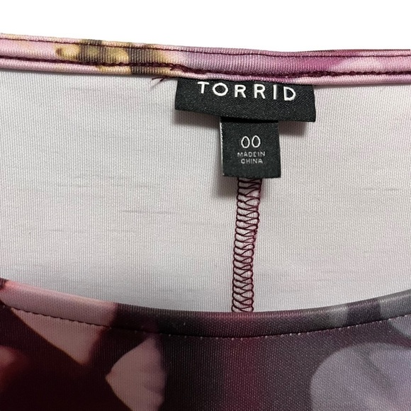 Torrid Multi Floral Scuba Knit Dress - Picture 8 of 10